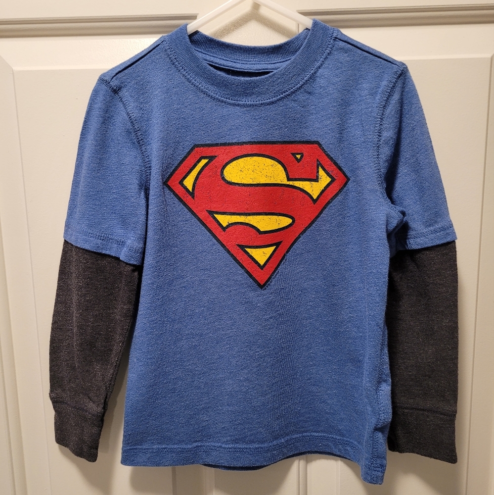 Superman long sleeve shirt - 4T
